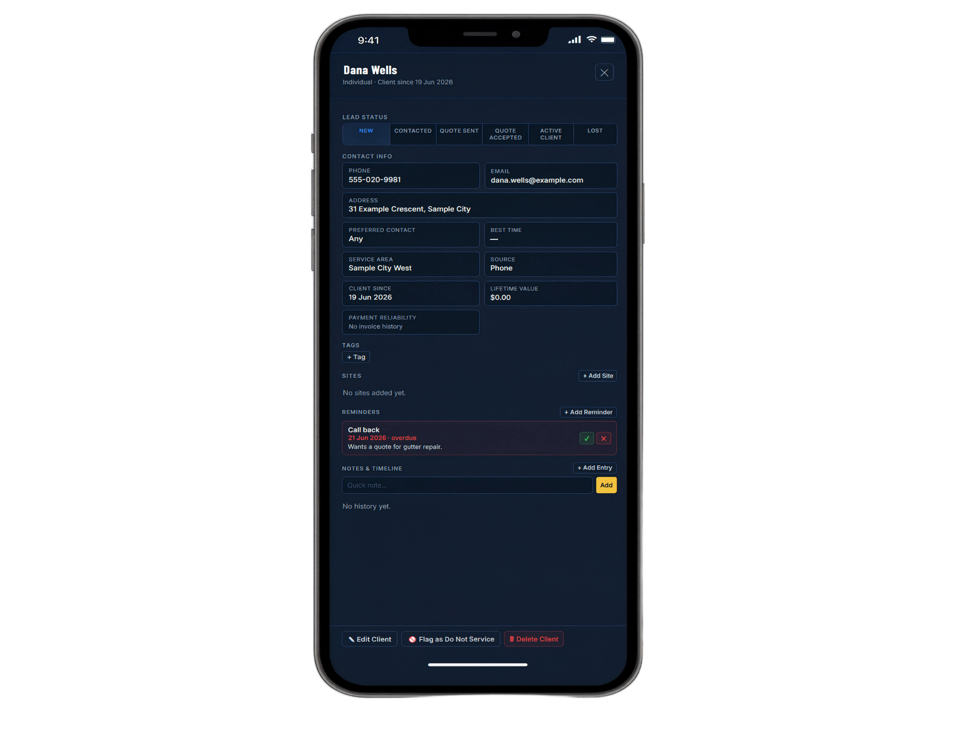 FieldKit Pro — Invoice Builder on laptop